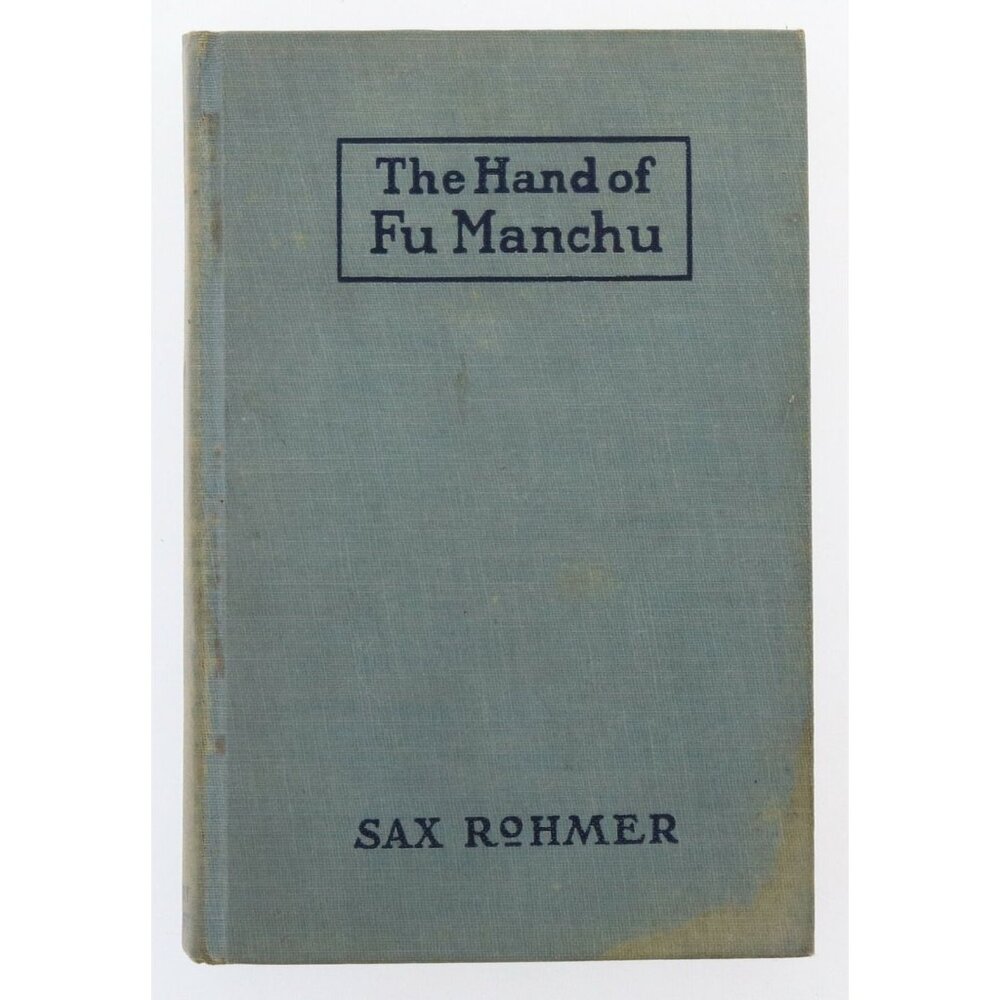 Vintage The Hand Of Fu Manchu Sax Rohmer Crime Mystery AL Burt Reprint 1920